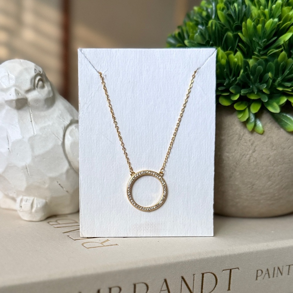 Adornia Paved CZ Pendant Necklace